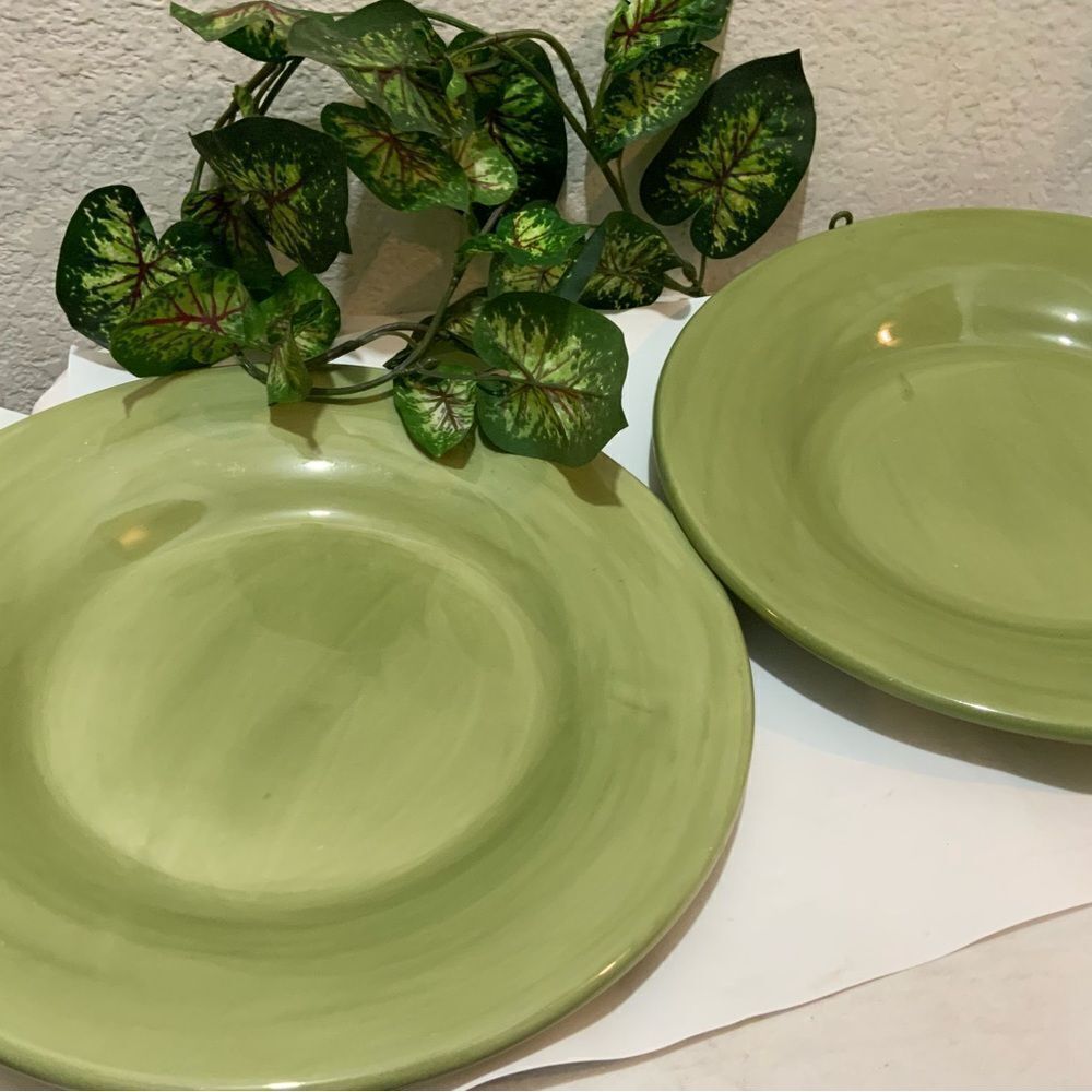 POTTERY BARN - SAUSALITO - Light Green - 12 1/4" Dinner Plate